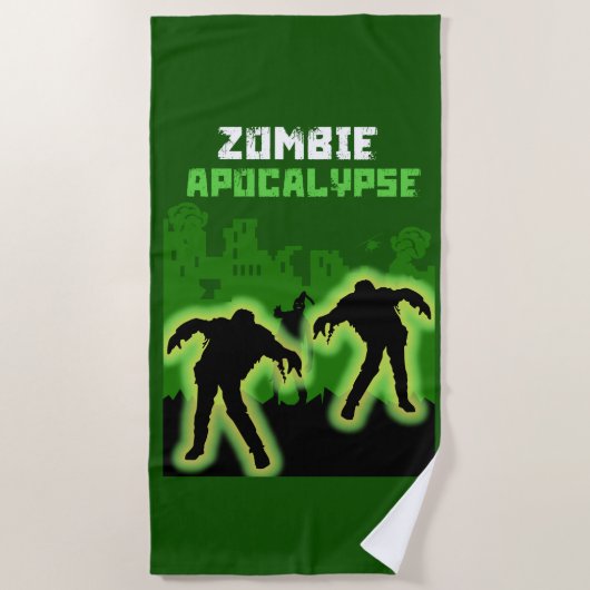Zombie Apocalypse Kinder Strandlaken (Voorkant)