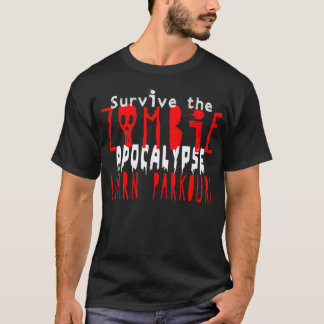 Zombie Apocalypse - Leer Parkour T-shirt