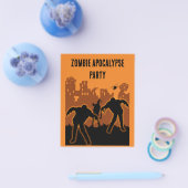 Zombie Apocalypse Party Uitnodigen Flyer (Enkel)