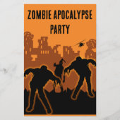 Zombie Apocalypse Party Uitnodigen Flyer (Voorkant)