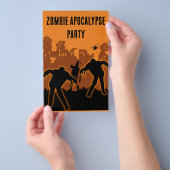 Zombie Apocalypse Party Uitnodigen Flyer (Hand)