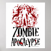 Zombie Apocalypse Poster (Voorkant)