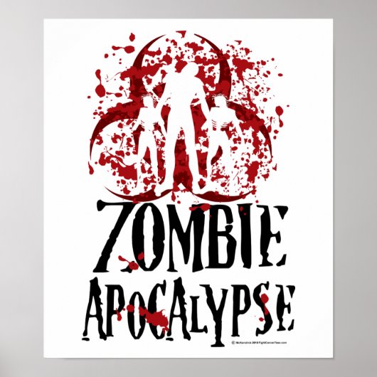 Zombie Apocalypse Poster (Voorkant)