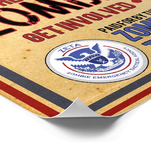 Zombie Apocalypse Poster (Hoek)