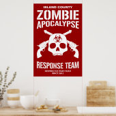 Zombie Apocalypse Poster (Keuken)