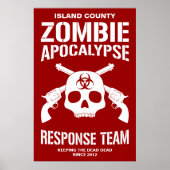 Zombie Apocalypse Poster (Voorkant)