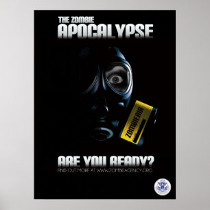 Zombie Apocalypse Poster - Ben je er klaar voor?