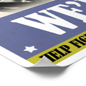 Zombie Apocalypse Poster voor aanwerving (Hoek)