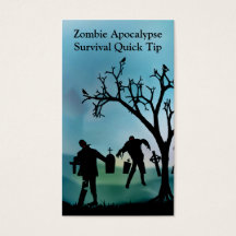 Zombie Apocalypse Quick Tip Kaart