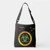 Zombie Apocalypse Response Team Gore Splatter Crossbody Tas (Voorkant)