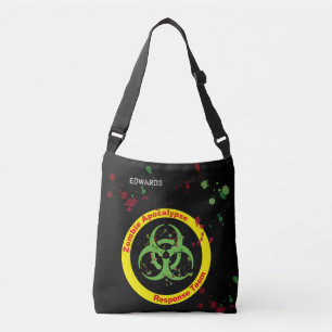 Zombie Apocalypse Response Team Gore Splatter Crossbody Tas