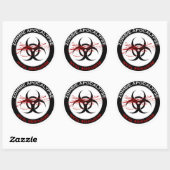 Zombie Apocalypse Response Team Stickers (Vel)