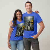Zombie Apocalypse Sign Horror Movie Style T-shirt (Unisex)