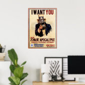 Zombie Apocalypse, SUPER VALUE Poster (Thuiskantoor)