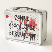 Zombie Apocalypse Survival Kit Bloed geplateerd (Achterkant)