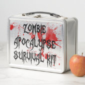 Zombie Apocalypse Survival Kit Bloed geplateerd (In situ)