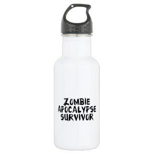 Zombie Apocalypse Survivor Waterfles