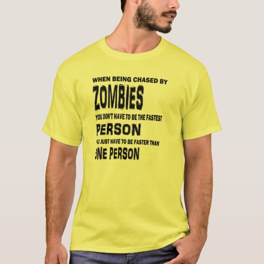 Zombie Apocalypse. T-shirt (Voorkant)