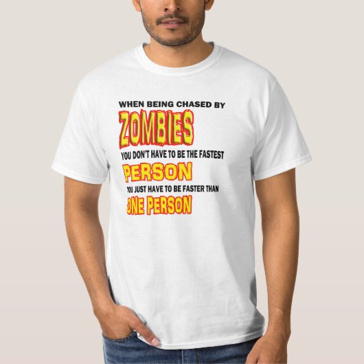 Zombie Apocalypse. T-shirt (Voorkant)