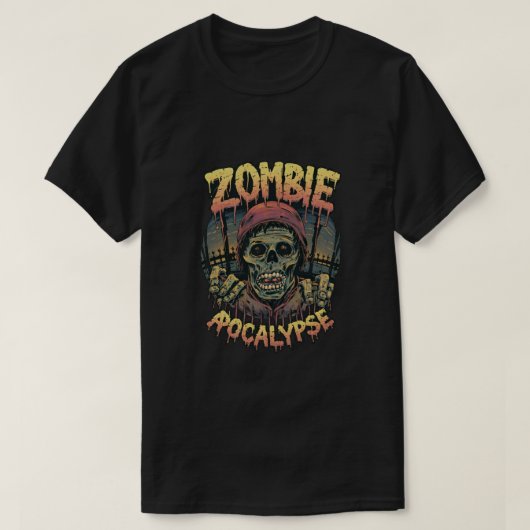 Zombie Apocalypse T-shirt (Design voorkant)