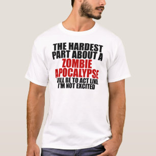 Zombie apocalypse t-shirt