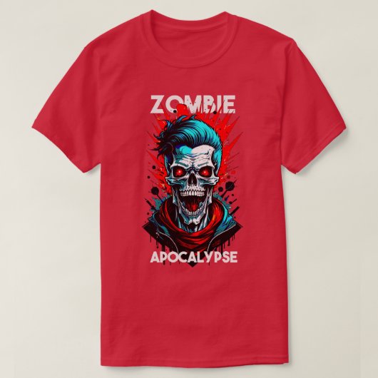 Zombie Apocalypse T-shirt (Design voorkant)