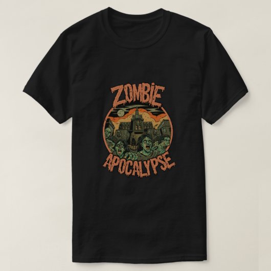 Zombie Apocalypse T-shirt (Design voorkant)