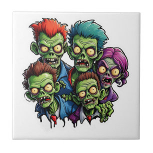 Zombie Apocalypse Tegeltje