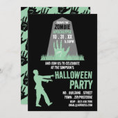 Zombie Apocalypse Theme Escape Room Halloween Kaart (Voorkant / Achterkant)