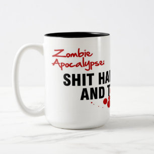 ZOMBIE APOCALYPSE TWEEKLEURIGE KOFFIEMOK