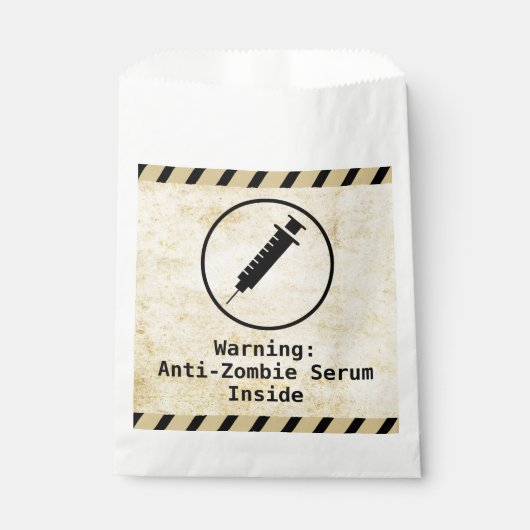 Zombie Apocalypse Verjaardag | Halloween Biohazard Bedankzakje (Voorkant)