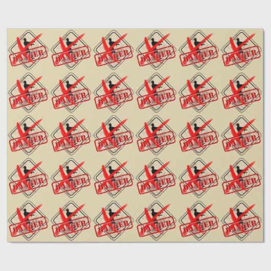 Zombie Apocalypse Verjaardag | Halloween Biohazard Cadeaupapier (Vlak)