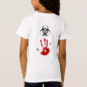 Zombie Apocalypse Verjaardag | Halloween Biohazard T-shirt (Achterkant)