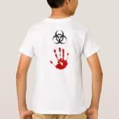 Zombie Apocalypse Verjaardag | Halloween Biohazard T-shirt (Achterkant)