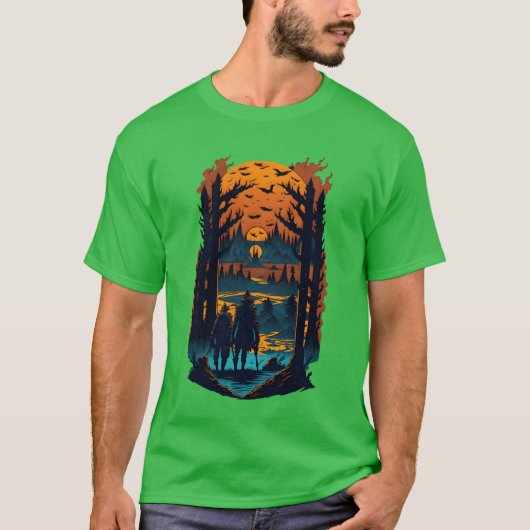 Zombie Apocalypseregen Kamp jongen T-shirt (Voorkant)