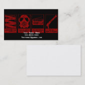 Zombie Apocaplypse Video Game Gamer Visitekaartjes (Voorkant / Achterkant)