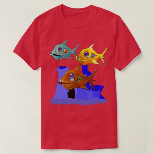 Zombie Aquarium 1 T-shirt (Design voorkant)