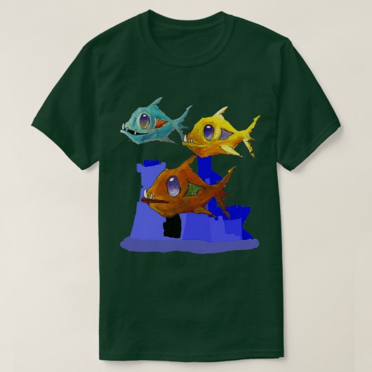 Zombie Aquarium 2 T-shirt (Design voorkant)