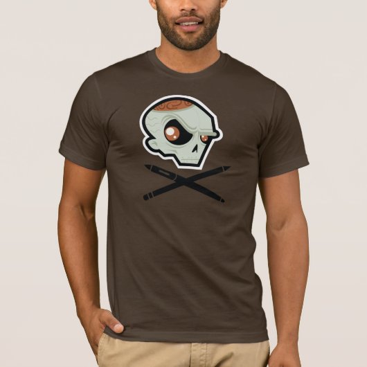 Zombie artiest shirt (Voorkant)