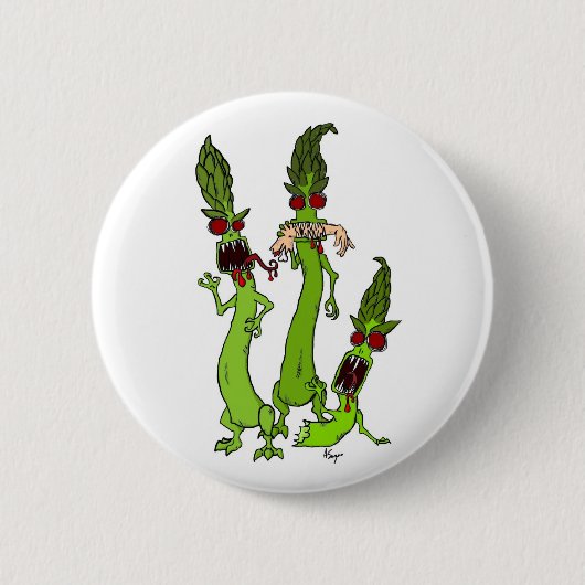 Zombie Asparagus Button (Voorkant)