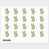 Zombie asperge Stickers (Vel)