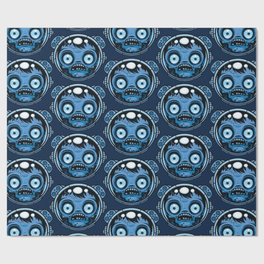 Zombie Astronaut Cadeaupapier (Vlak)