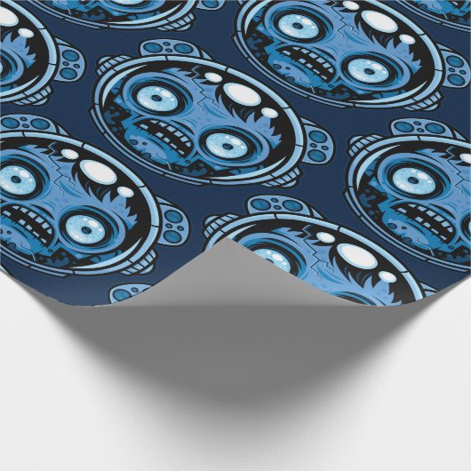 Zombie Astronaut Cadeaupapier (Hoek)