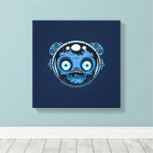Zombie Astronaut Canvas Afdruk (Insitu (Houten vloer))