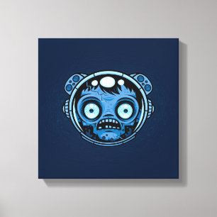 Zombie Astronaut Canvas Afdruk