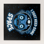 Zombie Astronaut heeft ruimte nodig Legpuzzel (Horizontaal)