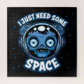 Zombie Astronaut heeft ruimte nodig Legpuzzel (Verticaal)