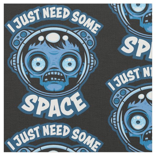 Zombie Astronaut heeft ruimte nodig Stof (Close Up)