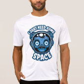 Zombie Astronaut heeft ruimte nodig T-shirt (Voorkant)