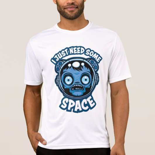 Zombie Astronaut heeft ruimte nodig T-shirt (Voorkant)